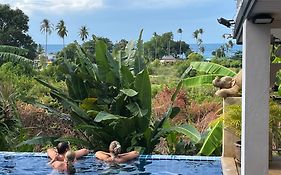 Pink House Guest House Lamai - Pool & Sea View